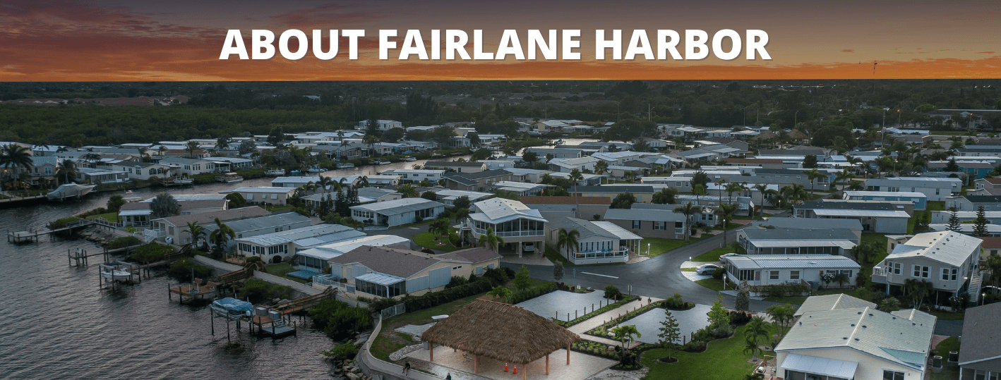 Aerial of Mobile Home Community